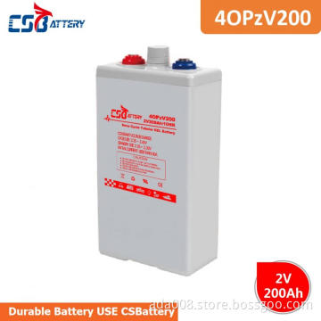 CSBattery 2VOPzV 200Ah Tubular  GEL Battery
